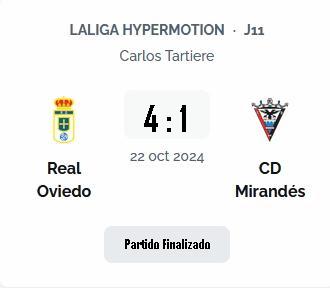 LIGA HYPERMOTION 2024/2025 JORNADA  11 REAL OVIEDO-CD MIRANDÉS (POST OFICIAL) 02773