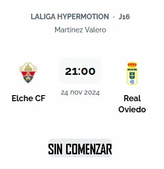 LIGA HYPERMOTION 2024/2025 JORNADA 16 ELCHE CF-REAL OVIEDO (POST OFICIAL) 02813