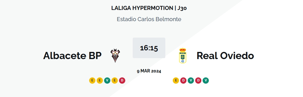 LIGA HYPERMOTION TEMPORADA 2023/2024 JORNADA 30 ALBACETE BALOMPIE-REAL OVIEDO (POST OFICIAL) 04466