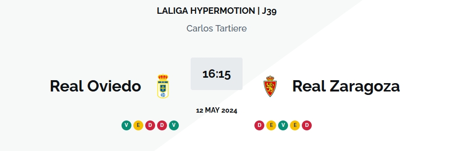 LIGA HYPERMOTION TEMPORADA 2023/2024 JORNADA 39 REAL OVIEDO-REAL ZARAGOZA (POST OFICIAL) 04536