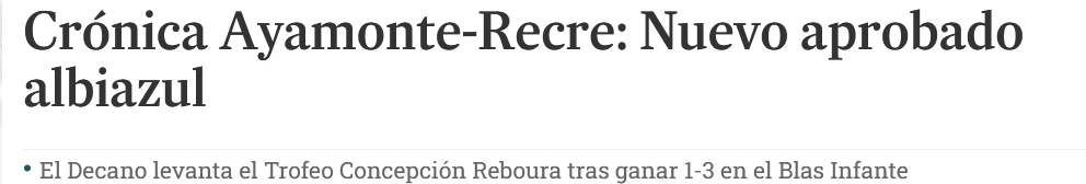 ASÍ VÉ LA PRENSA LOS PARTIDOS DEL RECREATIVO TEMPORADA 2023/2024 (POST OFICIAL) 05176