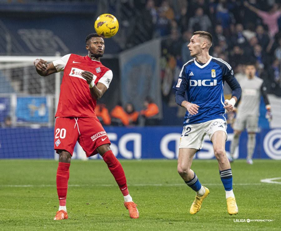 LIGA HYPERMOTION TEMPORADA 2023/2024 JORNADA 22 REAL OVIEDO-SD AMOREBIETA (POST OFICIAL) 05338