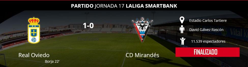 JORNADA 17 LIGA SMARTBANK 2022/2023 REAL OVIEDO-CD MIRANDÉS (POST OFICIAL) 0586