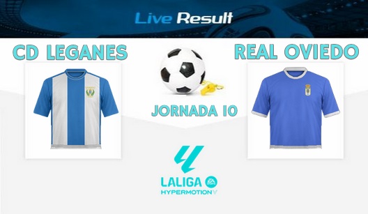 LIGA HYPERMOTION TEMPORADA 2023/2024 JORNADA 10 CD LEGANES-REAL OVIEDO (POST OFICIAL) 07185