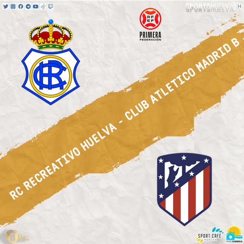 PRIMERA FEDERACION TEMPORADA 2023/2024 JORNADA 27 RECREATIVO-CLUB ATLETICO MADRID B (POST OFICIAL) 07274