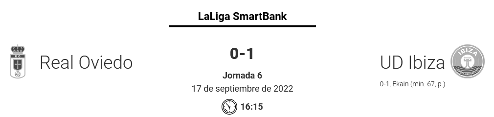 JORNADA 6 LIGA SMARTBANK 2022/2023 REAL OVIEDO-UD IBIZA-EIVISSA (POST OFICIAL) 0731