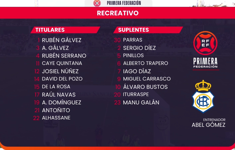 PRIMERA FEDERACION TEMPORADA 2023/2024 JORNADA 28 ANTEQUERA CF-RECREATIVO (POST OFICIAL) 07320