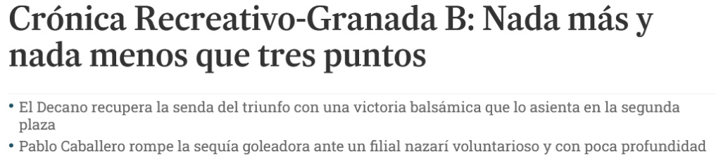 ASÍ VÉ LA PRENSA LOS PARTIDOS DEL RECREATIVO TEMPORADA 2022/2023 (POST OFICIAL) - Página 3 08124