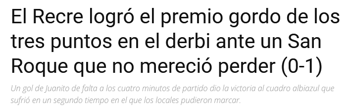 ASÍ VÉ LA PRENSA LOS PARTIDOS DEL RECREATIVO TEMPORADA 2022/2023 (POST OFICIAL) 0828