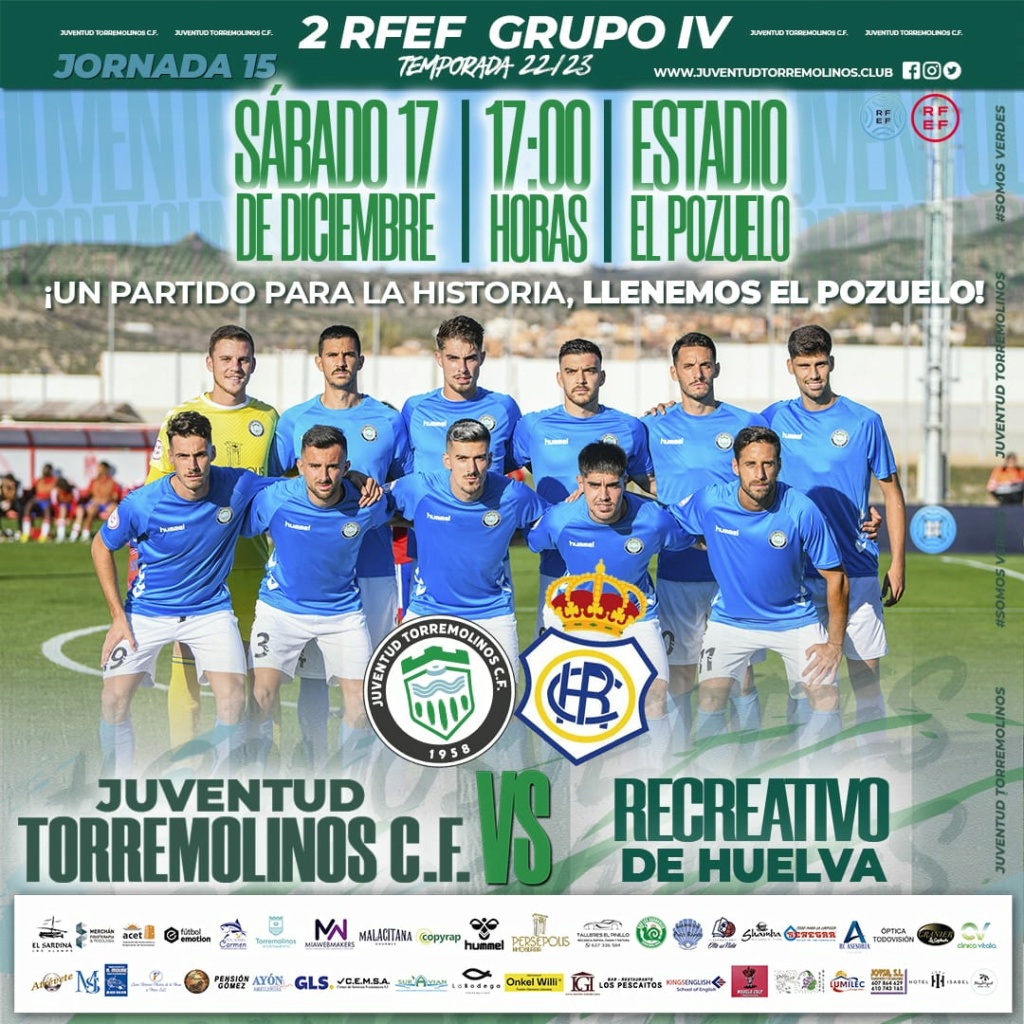 2ª RFEF GRUPO IV TEMPORADA 2022/2023 JORNADA 15 JUVENTUD TORREMOLINOS CF-RECREATIVO (POST OFICIAL) 0861