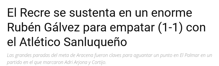 ASÍ VÉ LA PRENSA LOS PARTIDOS DEL RECREATIVO TEMPORADA 2022/2023 (POST OFICIAL) - Página 2 1134