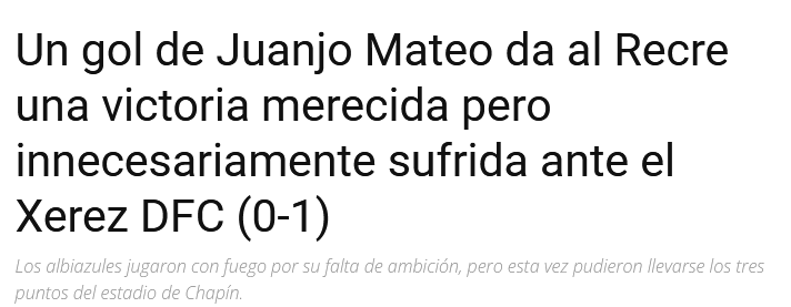 ASÍ VÉ LA PRENSA LOS PARTIDOS DEL RECREATIVO TEMPORADA 2022/2023 (POST OFICIAL) - Página 2 1172