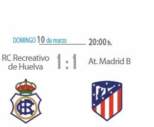 PRIMERA FEDERACION TEMPORADA 2023/2024 JORNADA 27 RECREATIVO-CLUB ATLETICO MADRID B (POST OFICIAL) 15290