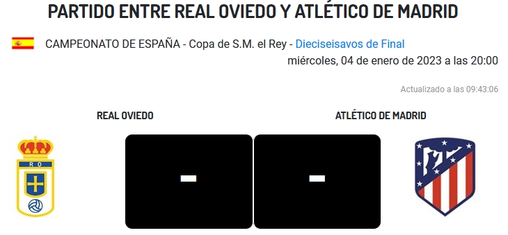 1 / 16º  COPA DEL REY TEMPORADA 2022/2023 REAL OVIEDO-CLUB ATLETICO MADRID (POST OFICIAL) 1573