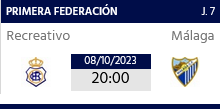 PRIMERA FEDERACION TEMPORADA 2023/2024 JORNADA 7 RECREATIVO-MALAGA CF (POST OFICIAL) 16194