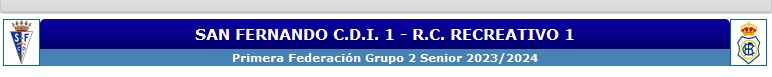 PRIMERA FEDERACION TEMPORADA 2023/2024 JORNADA 23 SAN FERNANDO CDI-RECREATIVO (POST OFICIAL) - Página 2 17219