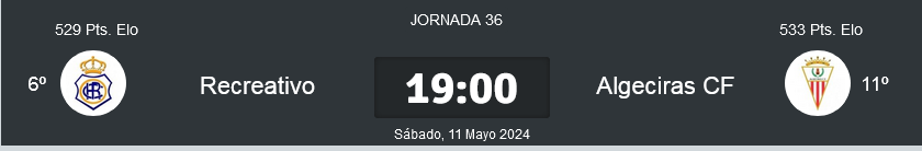PRIMERA FEDERACION TEMPORADA 2023/2024 JORNADA 36 RECREATIVO-ALGECIRAS CF (POST OFICIAL) 19198