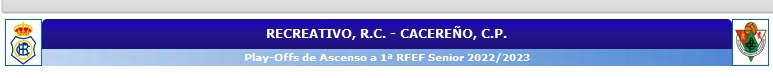 TEMPORADA 2022/2023 PLAY OFF ASCENSO A PRIMERA RFEF FINAL VUELTA RECREATIVO-CLUB POLIDEPORTIVO CACEREÑO (POST OFICIAL) 21138