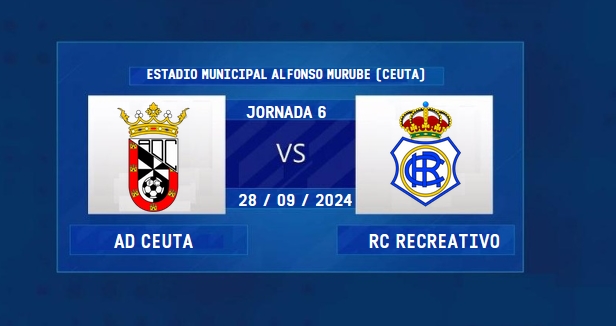 PRIMERA FEDERACION 2024/2025 JORNADA 6 AD CEUTA FC-RECREATIVO (POST OFICIAL) 21343