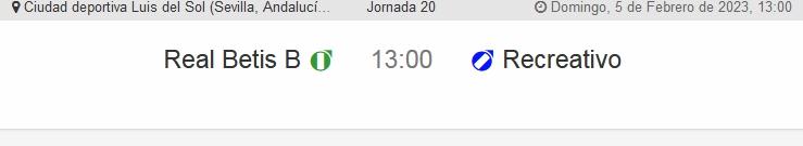 2ª RFEF GRUPO IV TEMPORADA 2022/2023 JORNADA 20 BETIS DEPORTIVO-RECREATIVO (POST OFICIAL) 2183