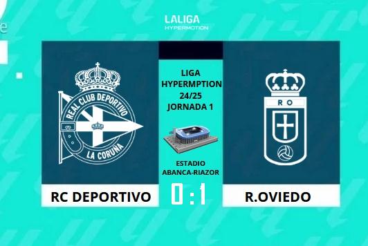 LIGA HYPERMOTION 2024/2025 JORNADA 1 RC DEPORTIVO CORUÑA-REAL OVIEDO (POST OFICIAL) 22288