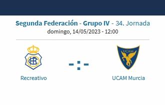 2ª RFEF GRUPO IV TEMPORADA 2022/2023 JORNADA 34 RECREATIVO-UCAM MURCIA (POST OFICIAL) 24113