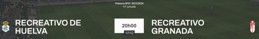 PRIMERA FEDERACION TEMPORADA 2023/2024 JORNADA 17 RECREATIVO-CLUB RECREATIVO GRANADA (POST OFICIAL) 24195