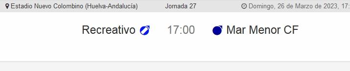 2ª RFEF GRUPO IV TEMPORADA 2022/2023 JORNADA 27 RECREATIVO-MAR MENOR FC (POST OFICIAL) 2485