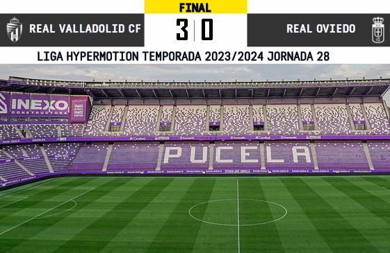 LIGA HYPERMOTION TEMPORADA 2023/2024 JORNADA 28 REAL VALLADOLID CF-REAL OVIEDO (POST OFICIAL) 26183