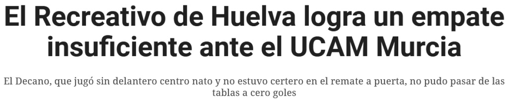 ASÍ VÉ LA PRENSA LOS PARTIDOS DEL RECREATIVO TEMPORADA 2022/2023 (POST OFICIAL) - Página 3 2638