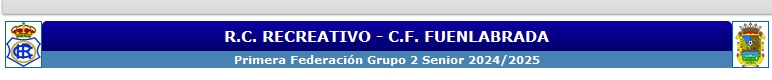 PRIMERA FEDERACION 2024/2025 JORNADA 7 RECREATIVO-CF FUENLABRADA (POST OFICIAL) 27294