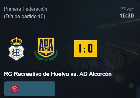 PRIMERA FEDERACION 2024/2025 JORNADA  10  RECREATIVO-AD ALCORCÓN  (POST OFICIAL) - Página 2 27306