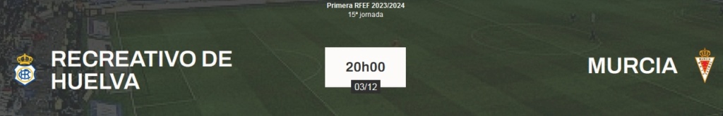 PRIMERA FEDERACION TEMPORADA 2023/2024 JORNADA 15 RECREATIVO-REAL MURCIA CF (POST OFICIAL) 30142