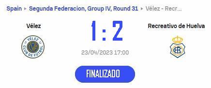 2ª RFEF GRUPO IV TEMPORADA 2022/2023 JORNADA 31 VELEZ CF-RECREATIVO (POST OFICIAL) 3076