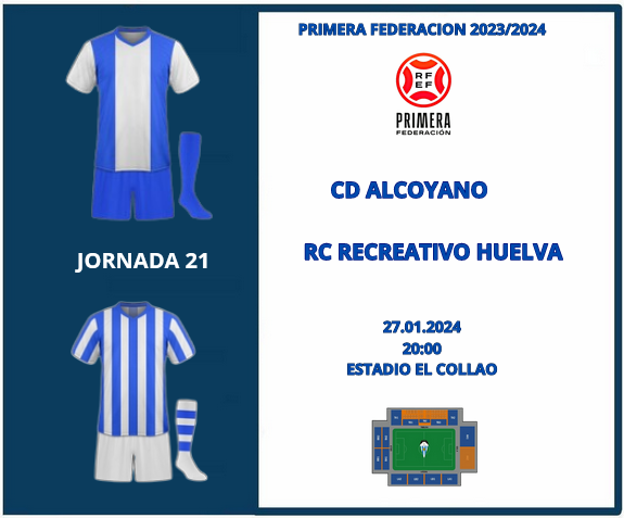 PRIMERA FEDERACION TEMPORADA 2023/2024 JORNADA 21 CD ALCOYANO-RECREATIVO (POST OFICIAL) 3162