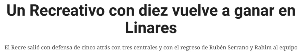 ASÍ VÉ LA PRENSA LOS PARTIDOS DEL RECREATIVO TEMPORADA 2023/2024 (POST OFICIAL) - Página 2 3253