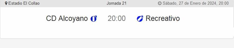 PRIMERA FEDERACION TEMPORADA 2023/2024 JORNADA 21 CD ALCOYANO-RECREATIVO (POST OFICIAL) 36119