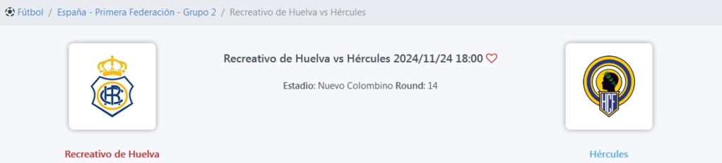 PRIMERA FEDERACION 2024/2025 JORNADA 14 RECREATIVO-HERCULES ALICANTE CF (POST OFICIAL) 37224