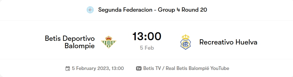 2ª RFEF GRUPO IV TEMPORADA 2022/2023 JORNADA 20 BETIS DEPORTIVO-RECREATIVO (POST OFICIAL) 4137