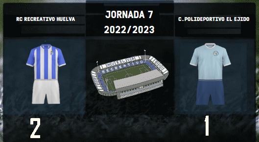 2ª RFEF GRUPO IV TEMPORADA 2022/2023 JORNADA 7 RECREATIVO-CP EL EJIDO (POST OFICIAL) 4221