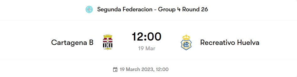 2ª RFEF GRUPO IV TEMPORADA 2022/2023 JORNADA 26 FC CARTAGENA B-RECREATIVO (POST OFICIAL) 4443