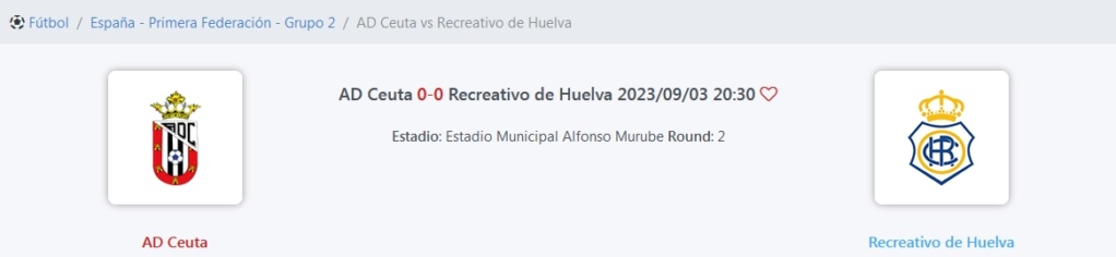 PRIMERA FEDERACION TEMPORADA 2023/2024 JORNADA 2 AD CEUTA FC-RECREATIVO (POST OFICIAL) 4468