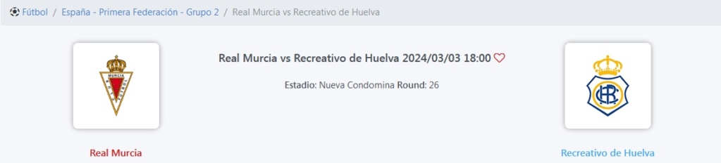 PRIMERA FEDERACION TEMPORADA 2023/2024 JORNADA 26 REAL MURCIA CF-RECREATIVO (POST OFICIAL) 49118