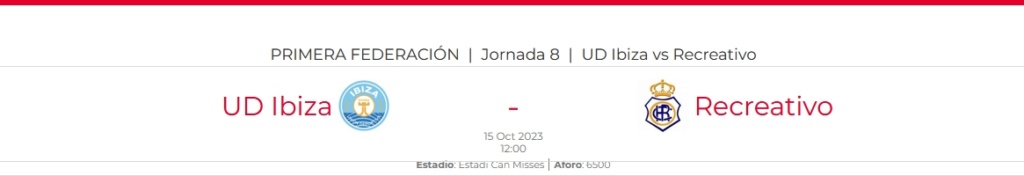 PRIMERA FEDERACION TEMPORADA 2023/2024 JORNADA 8 UD IBIZA-EIVISSA-RECREATIVO (POST OFICIAL) 4983