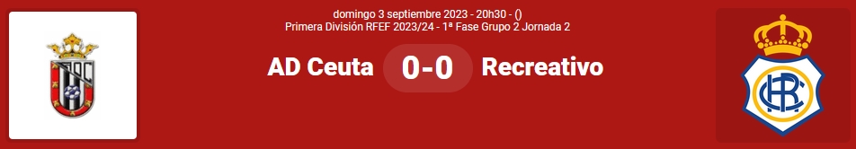 PRIMERA FEDERACION TEMPORADA 2023/2024 JORNADA 2 AD CEUTA FC-RECREATIVO (POST OFICIAL) 5167