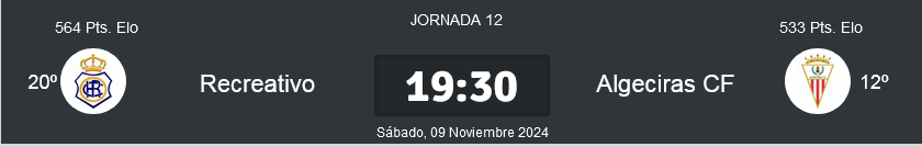 PRIMERA FEDERACION 2024/2025 JORNADA 12 RECREATIVO-ALGECIRAS CF (POST OFICIAL) 5245