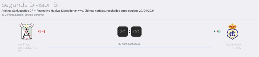 PRIMERA FEDERACION TEMPORADA 2023/2024 JORNADA 33 ATLETICO SANLUQUEÑO CF-RECREATIVO (POST OFICIAL) 55110