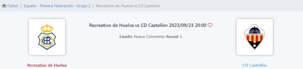 PRIMERA FEDERACION TEMPORADA 2023/2024 JORNADA 5 RECREATIVO-CD CASTELLON (POST OFICIAL) 5658