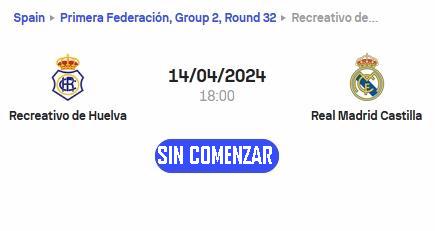 PRIMERA FEDERACION TEMPORADA 2023/2024 JORNADA 32 RECREATIVO-REAL MADRID CASTILLA (POST OFICIAL) 57105