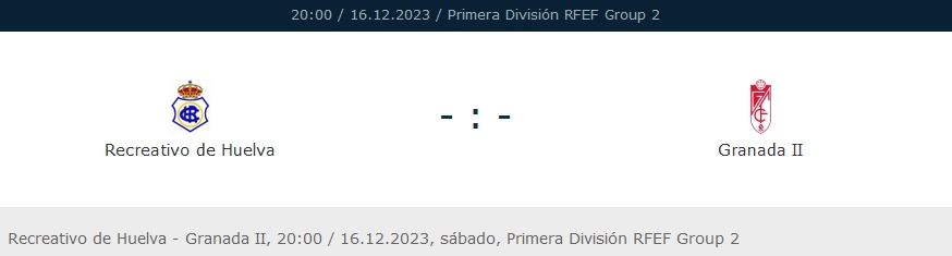 PRIMERA FEDERACION TEMPORADA 2023/2024 JORNADA 17 RECREATIVO-CLUB RECREATIVO GRANADA (POST OFICIAL) 6059